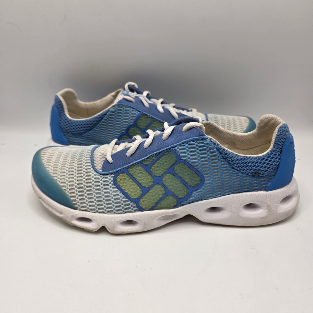 Columbia Drainmaker Water‎ Shoes Womens 10 Blue Good Mesh Breathable Hiking